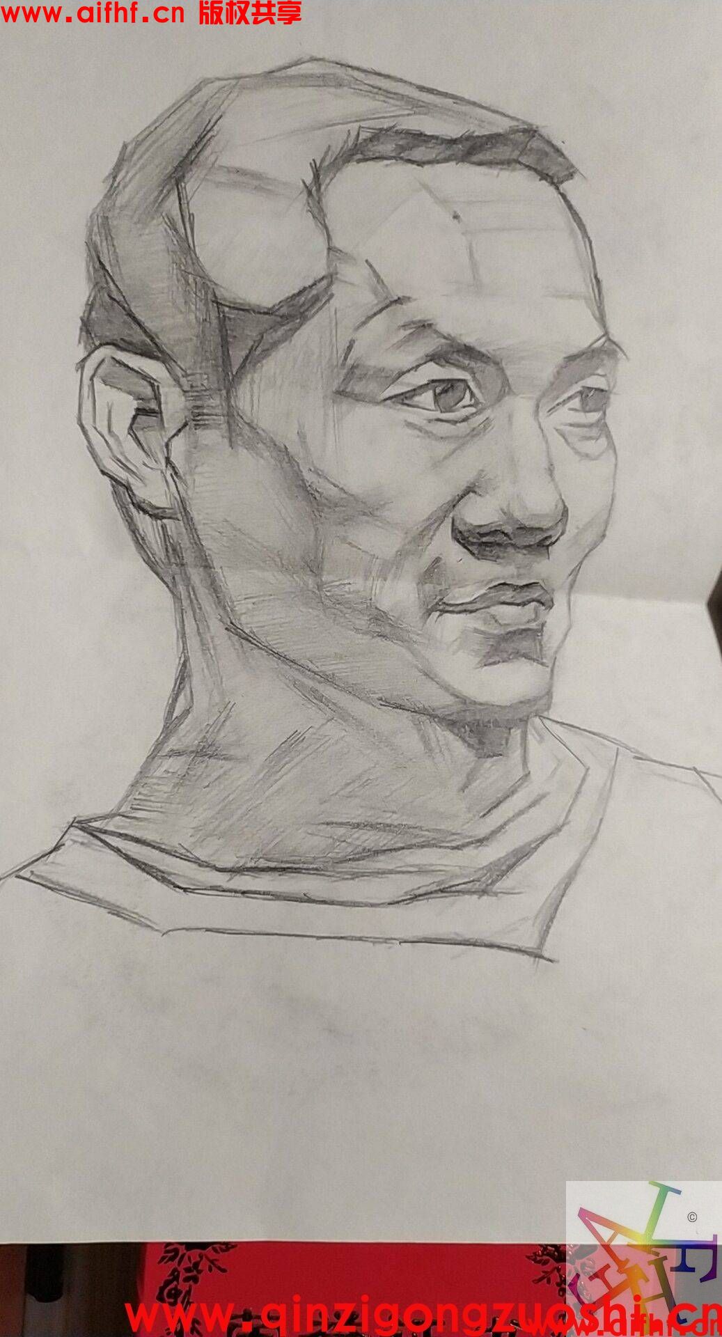 素描人物头像？